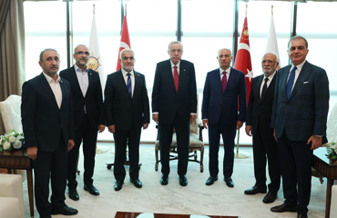 Genel Başkanımız Zekeriya Yapıcıoğlu, Cumhurbaşkanı Erdoğan ile bir araya geldi